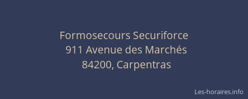 Formosecours Securiforce