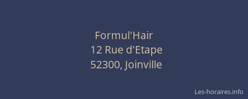 Formul'Hair