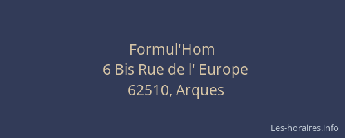 Formul'Hom