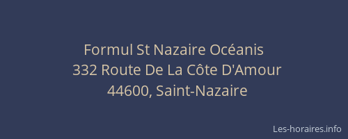 Formul St Nazaire Océanis