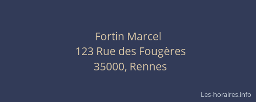 Fortin Marcel