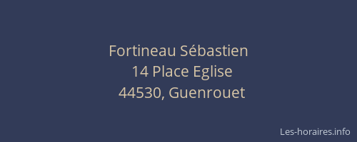 Fortineau Sébastien
