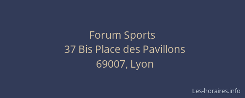 Forum Sports