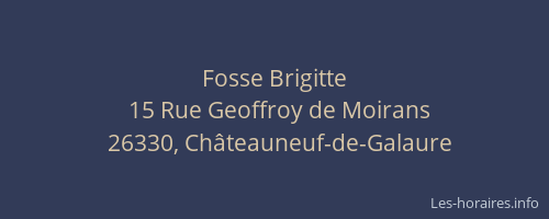 Fosse Brigitte