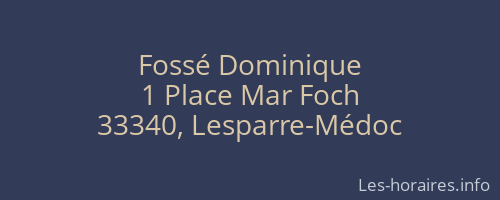 Fossé Dominique
