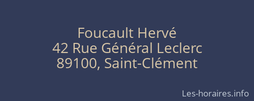Foucault Hervé