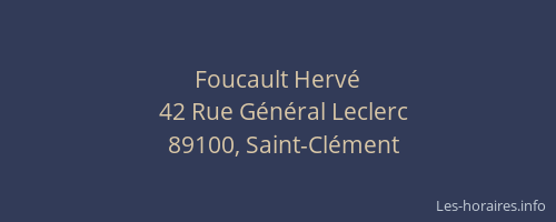 Foucault Hervé