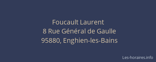 Foucault Laurent