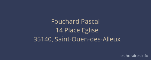 Fouchard Pascal