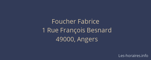 Foucher Fabrice