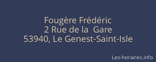 Fougère Frédéric
