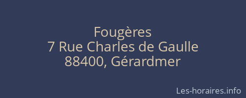 Fougères