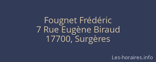 Fougnet Frédéric