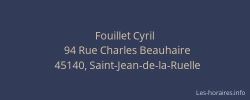 Fouillet Cyril