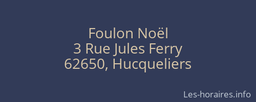 Foulon Noël