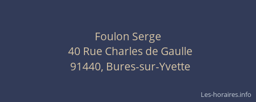 Foulon Serge
