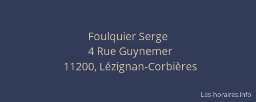 Foulquier Serge
