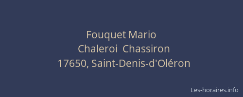 Fouquet Mario