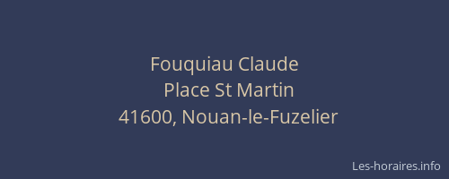 Fouquiau Claude