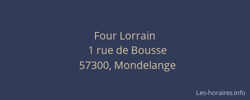 Four Lorrain