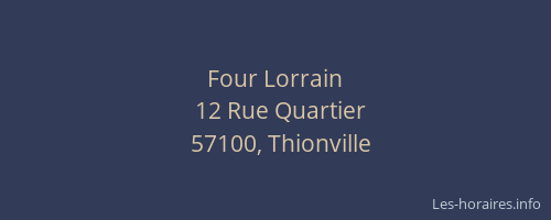 Four Lorrain