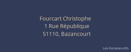 Fourcart Christophe