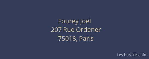 Fourey Joël