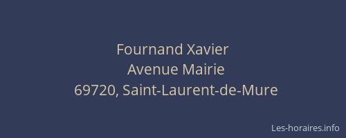 Fournand Xavier