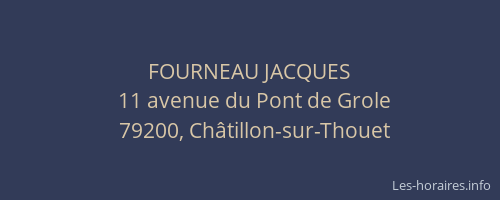 FOURNEAU JACQUES