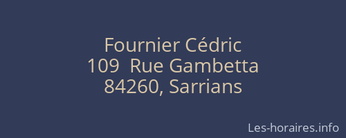 Fournier Cédric