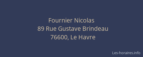 Fournier Nicolas