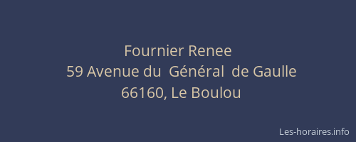 Fournier Renee