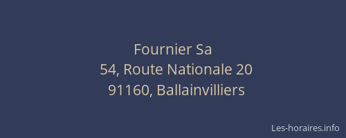 Fournier Sa