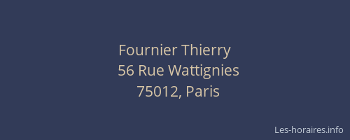 Fournier Thierry
