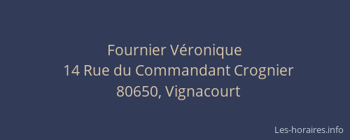 Fournier V&eacute;ronique