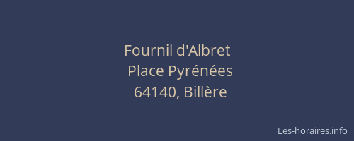 Fournil d'Albret