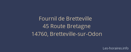 Fournil de Bretteville
