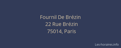 Fournil De Brézin