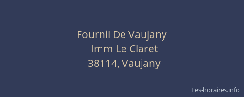 Fournil De Vaujany
