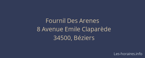 Fournil Des Arenes