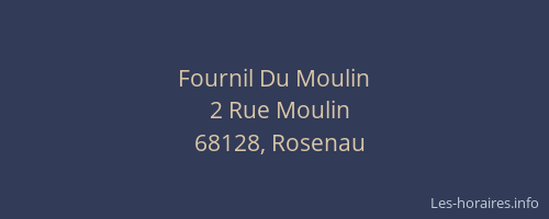 Fournil Du Moulin