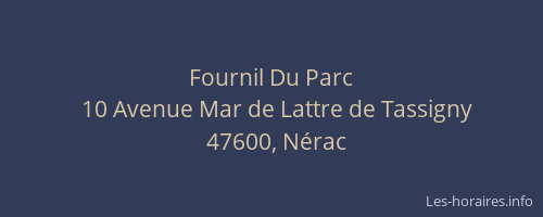 Fournil Du Parc