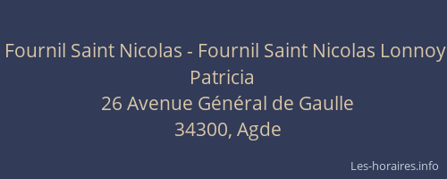 Fournil Saint Nicolas - Fournil Saint Nicolas Lonnoy Patricia