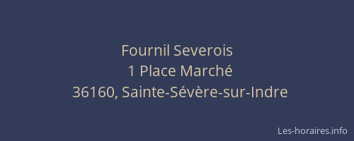 Fournil Severois