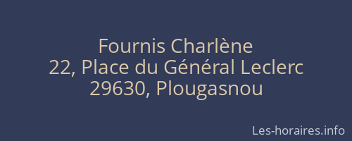 Fournis Charlène