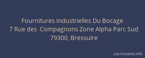 Fournitures Industrielles Du Bocage