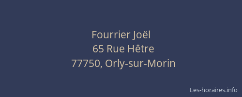 Fourrier Joël