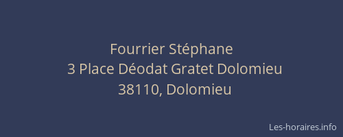 Fourrier St&eacute;phane