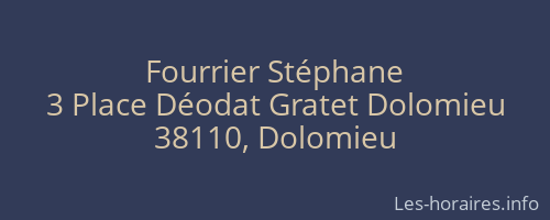 Fourrier Stéphane
