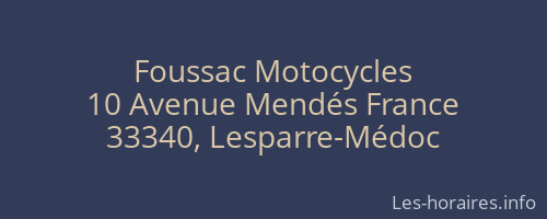 Foussac Motocycles